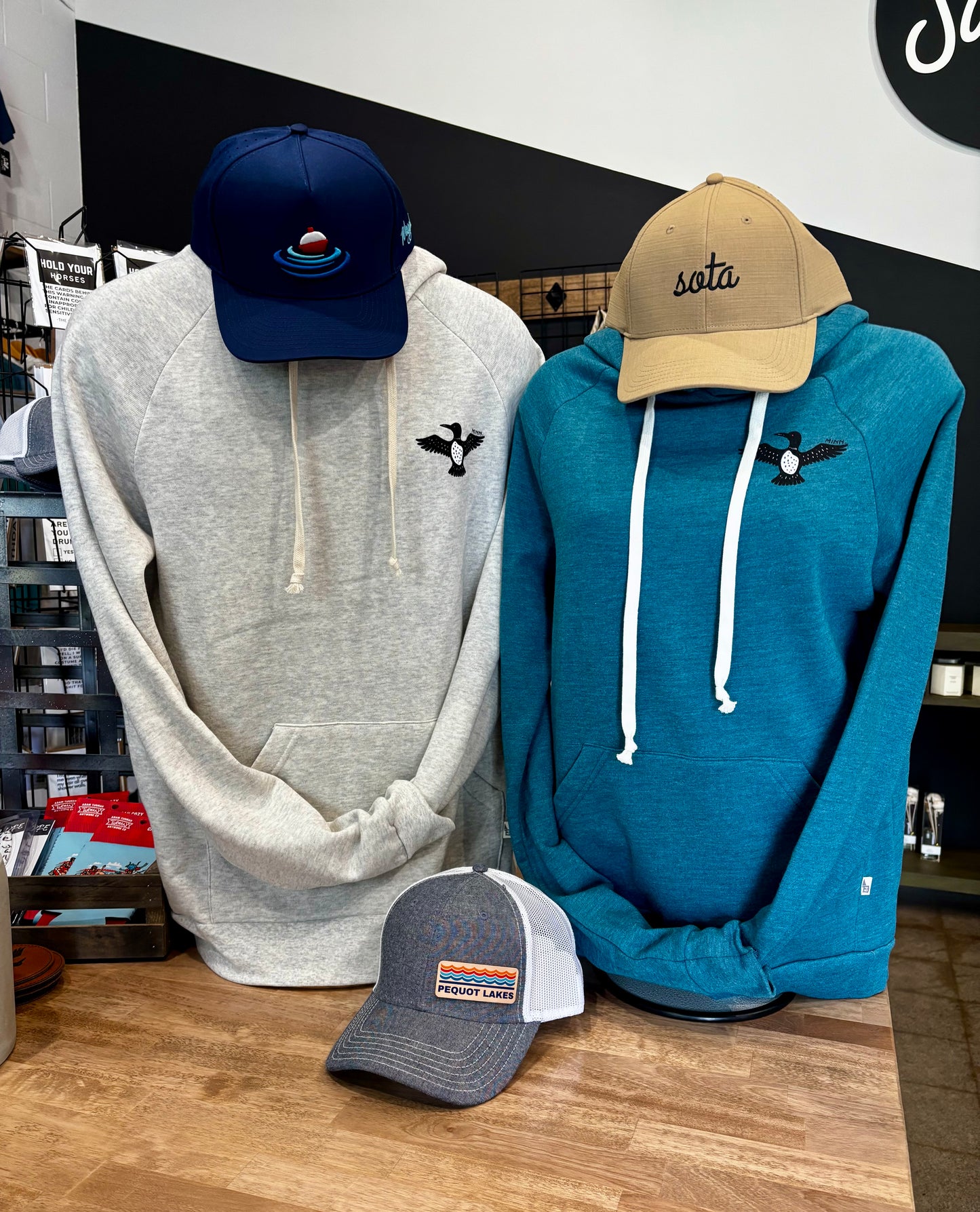 Oatmeal Loon Hoodie