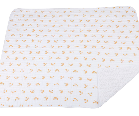 Fox and Forrest Arrow Baby Blanket