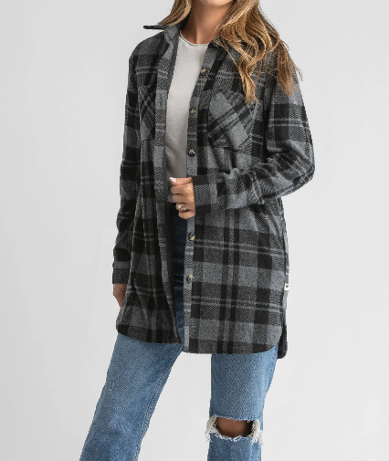 Women's Meteorite Stretch Flannel Tunic
