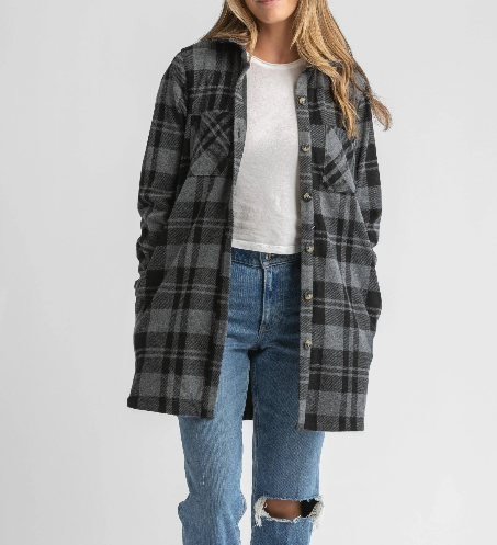 Women's Meteorite Stretch Flannel Tunic
