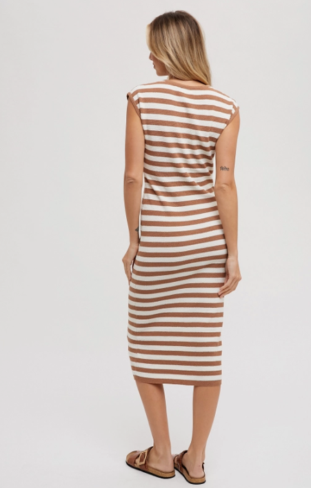 Coco Striped Midi Dress