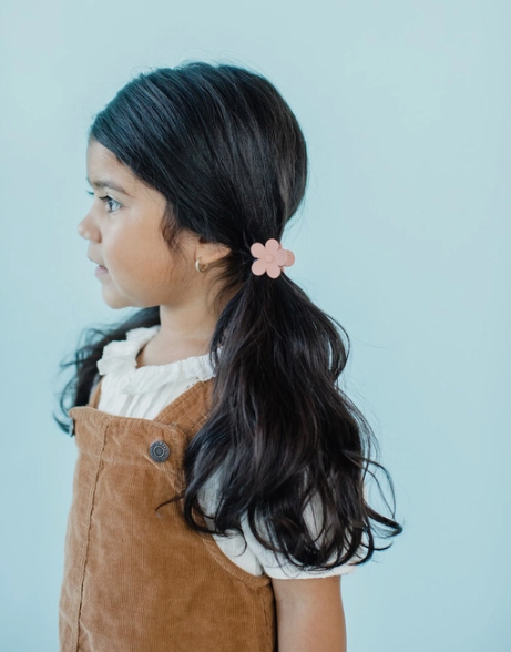 Mini Bloom Claw Clips Mauve