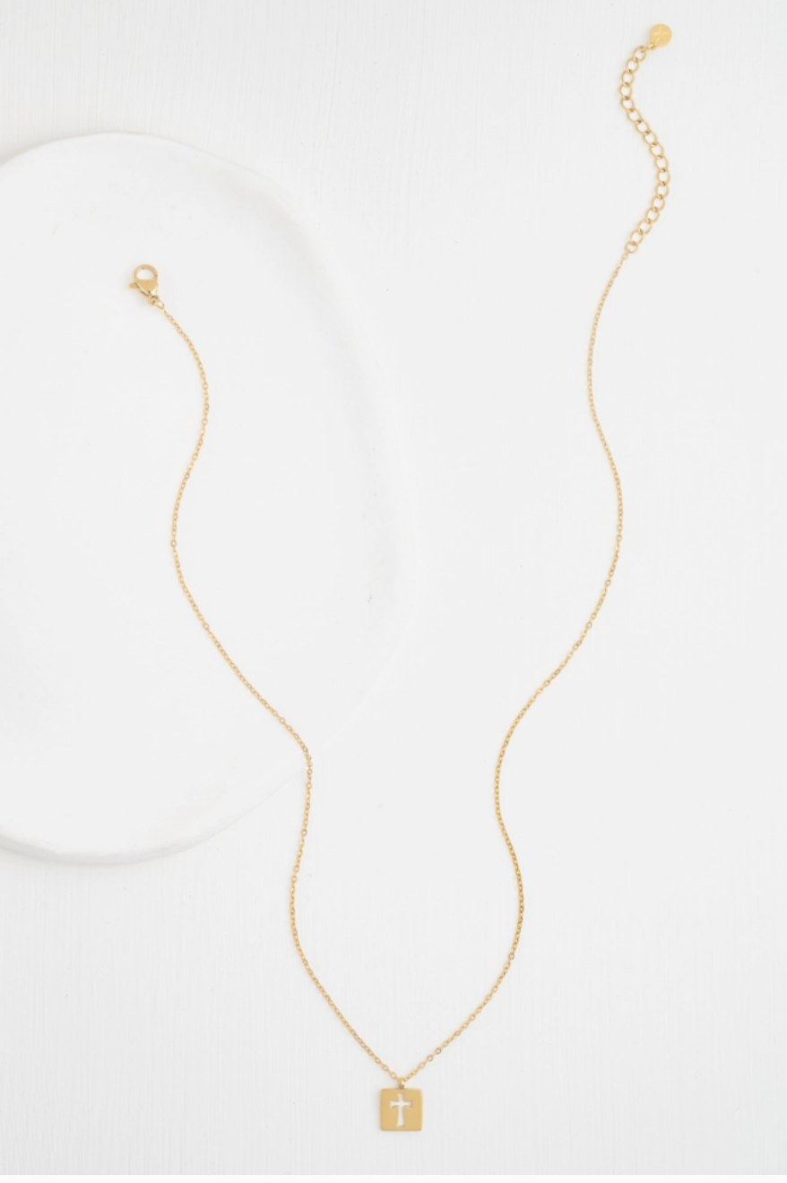 Allie Cross Necklace