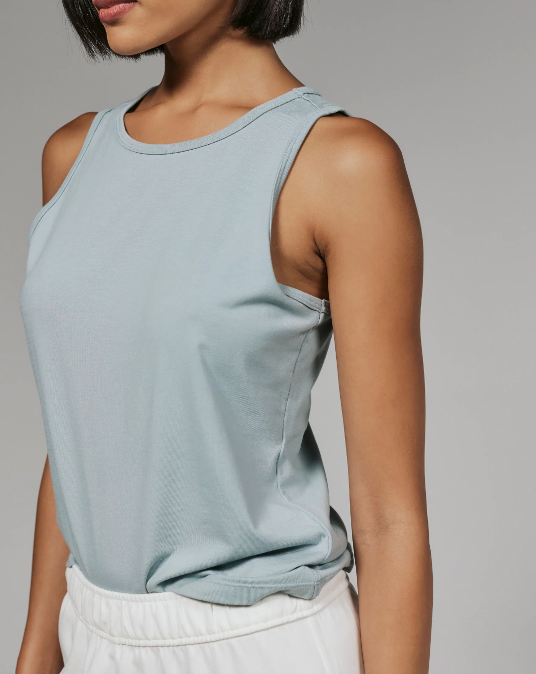 7Diamonds Ice Blue Relaxed Crewneck