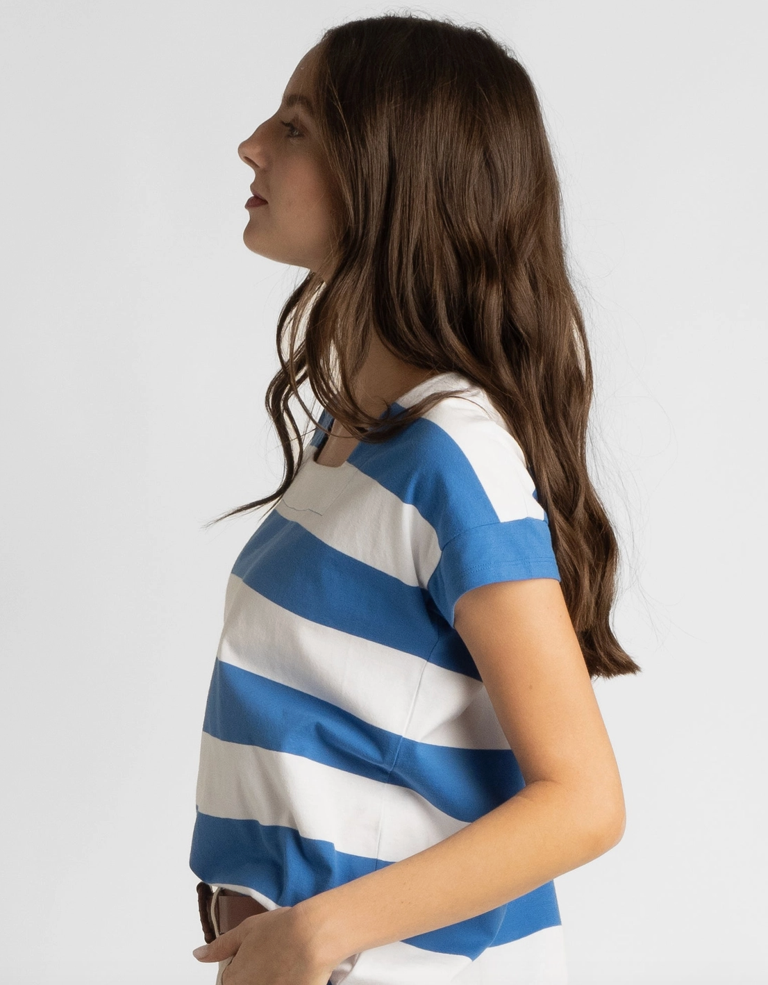 All Angles Striped Tee