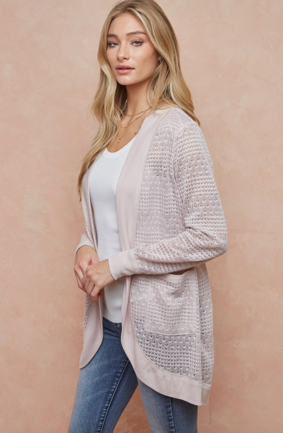 Blush Cocoon Cardigan