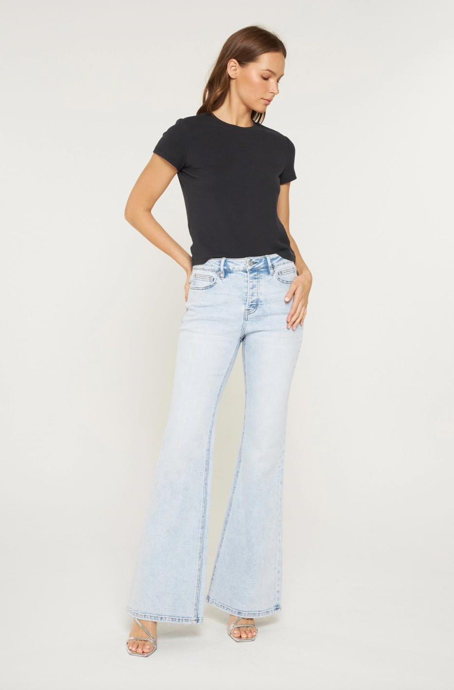 Hannah High Rise Flare Jeans