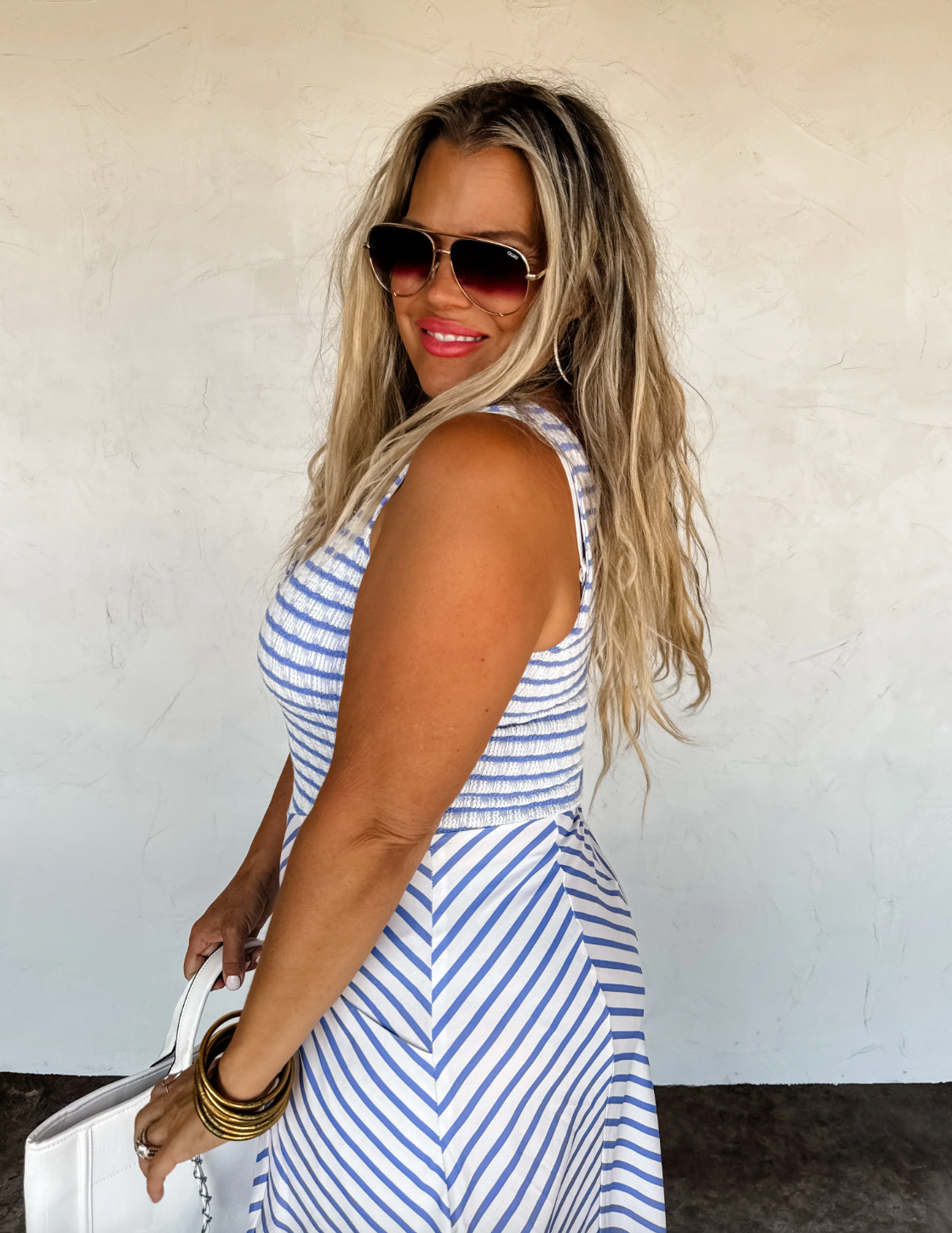 Luciana Striped Dress