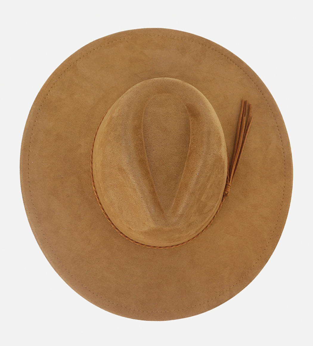 Atlas Faux Suede Fedora
