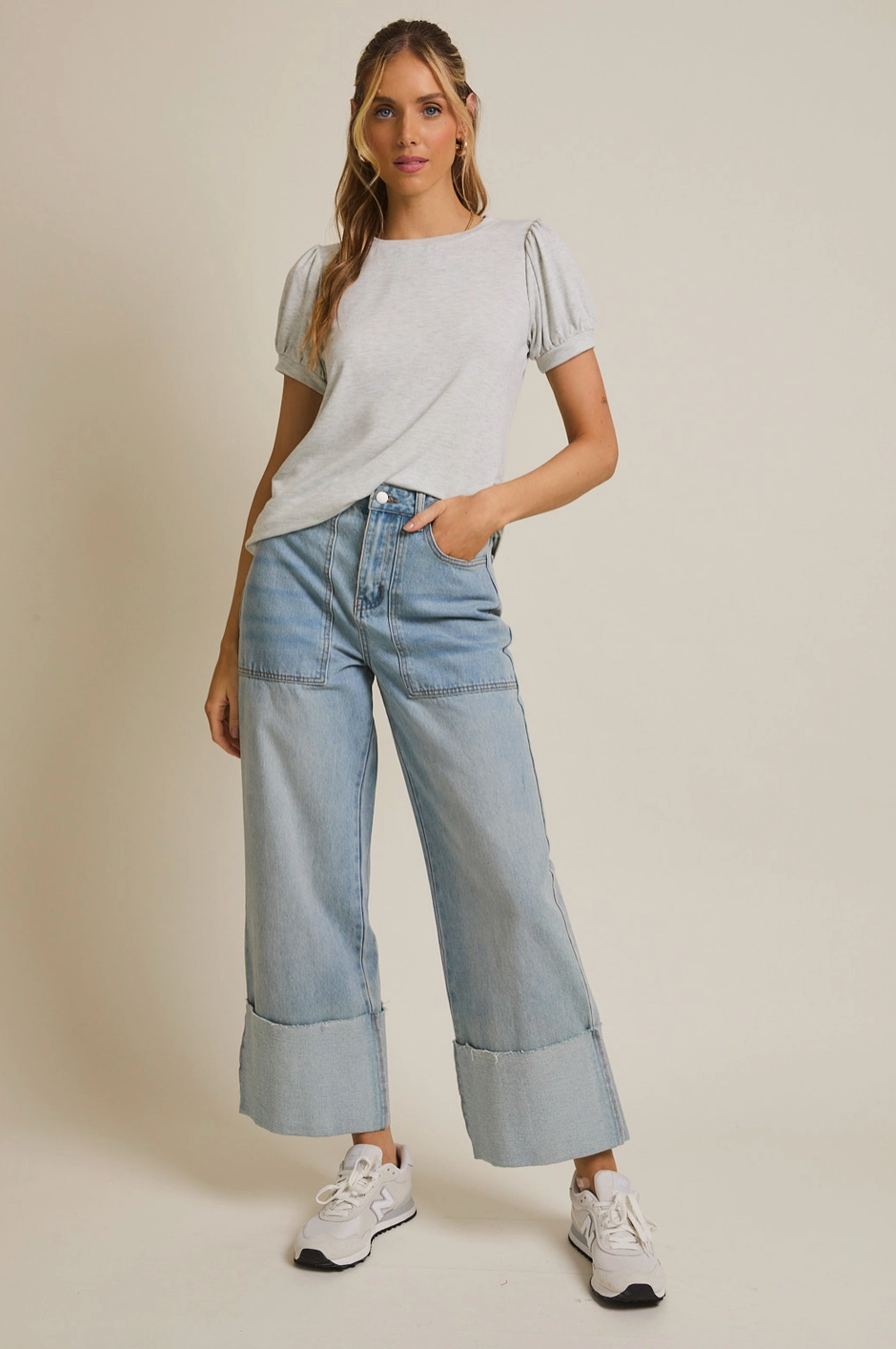 Shannon Puff Sleeve Top