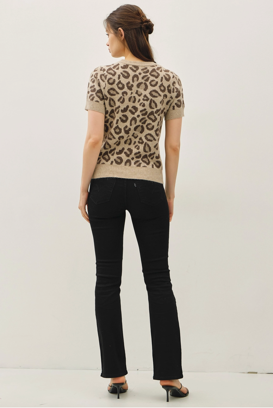 Leopard Knit Sweater