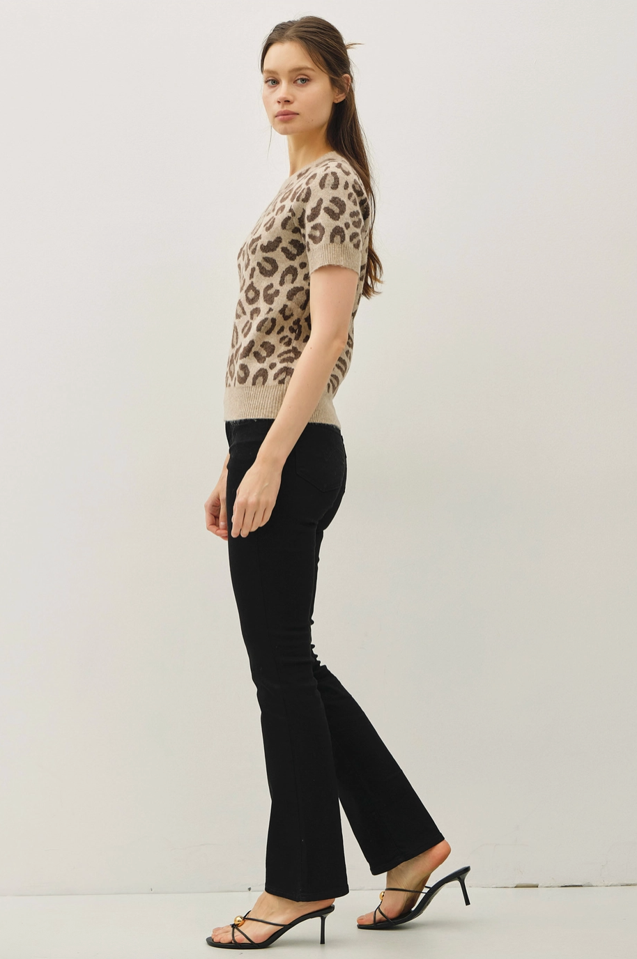 Leopard Knit Sweater