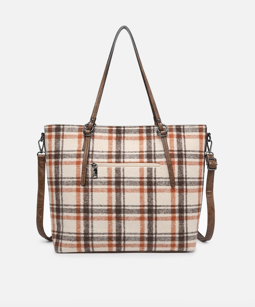 Plaid Ingrid Tote