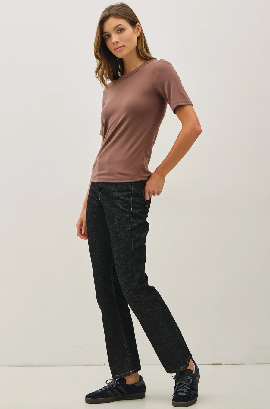 Ultra-Soft Brown Tee