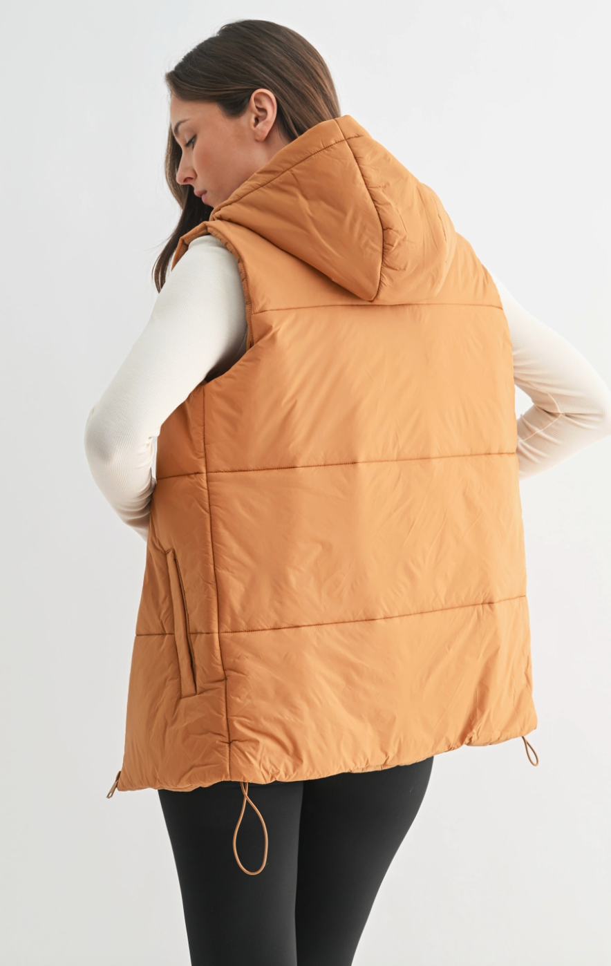 Longline Camel Vest