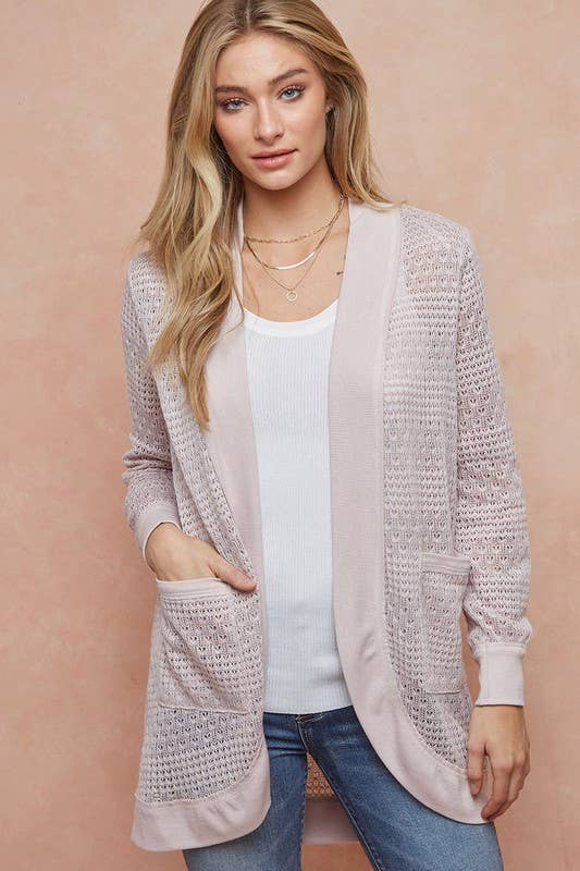 Blush Cocoon Cardigan