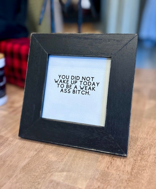 Wake Up Today Framed Print