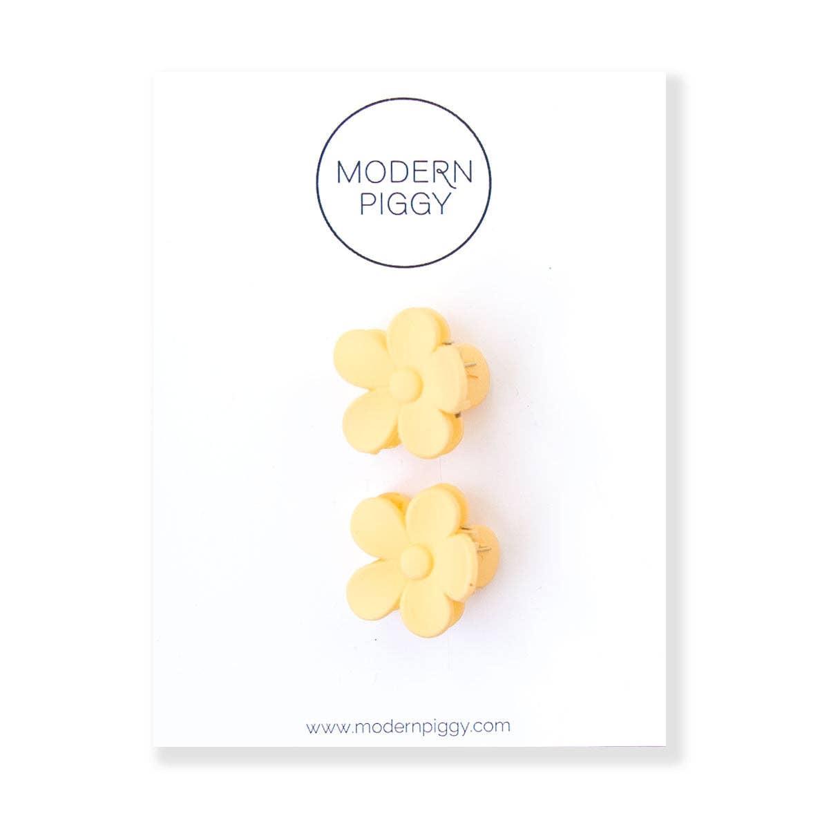 Mini Bloom Claw Clips Banana