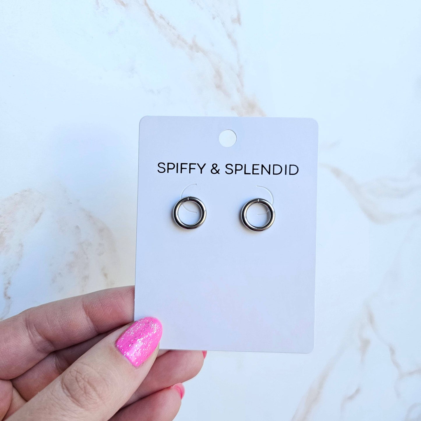 Silver Luxe Oriana Studs (S)