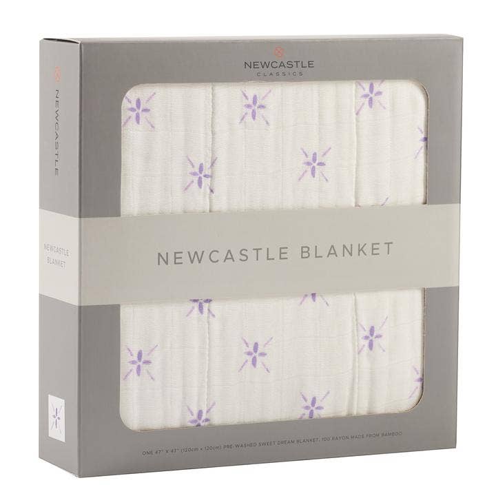 Flower Rayon Bamboo Muslin Blanket