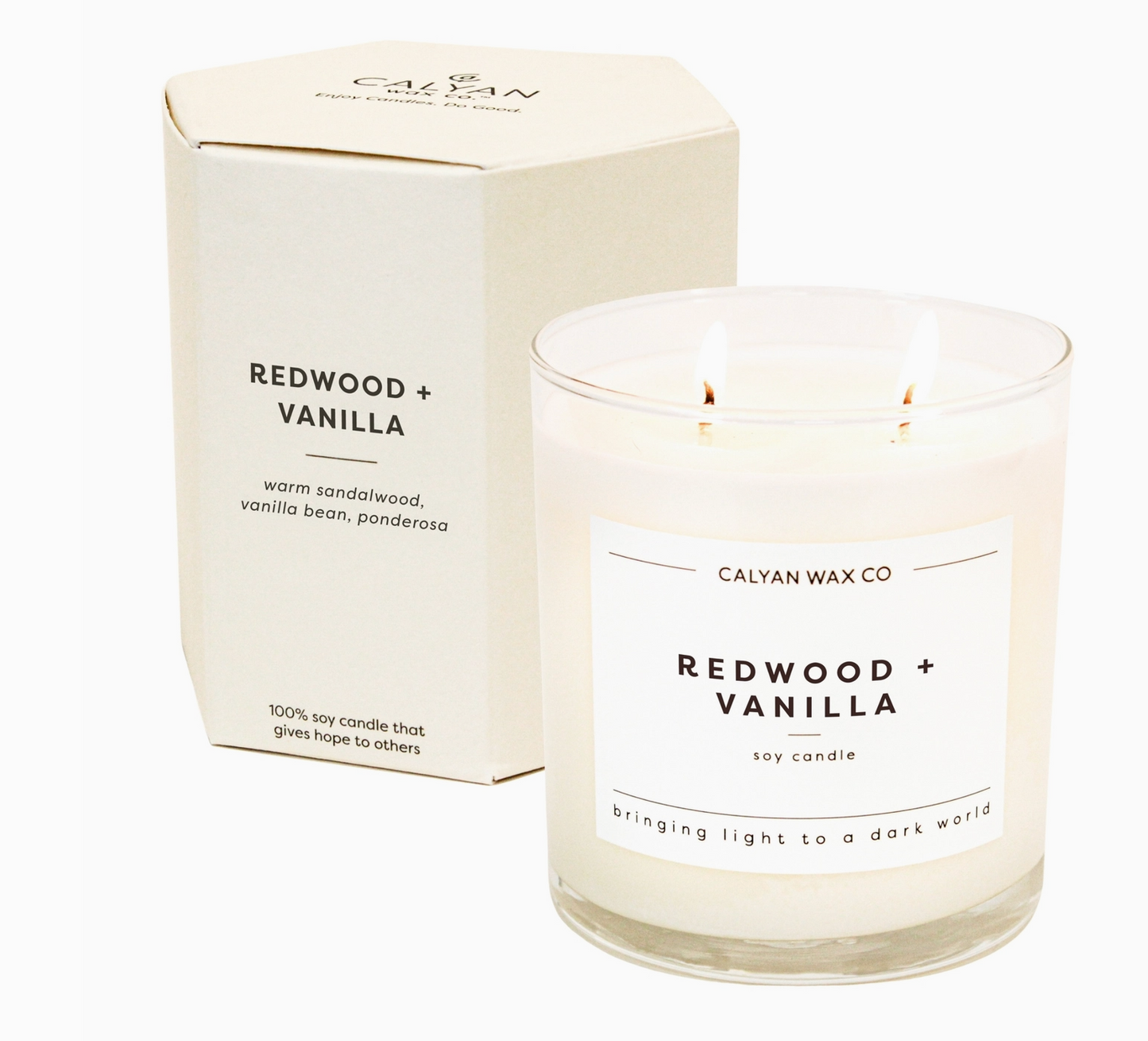 Redwood + Vanilla Candle