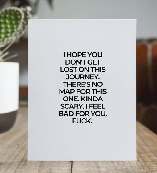 Don't Get Lost Card