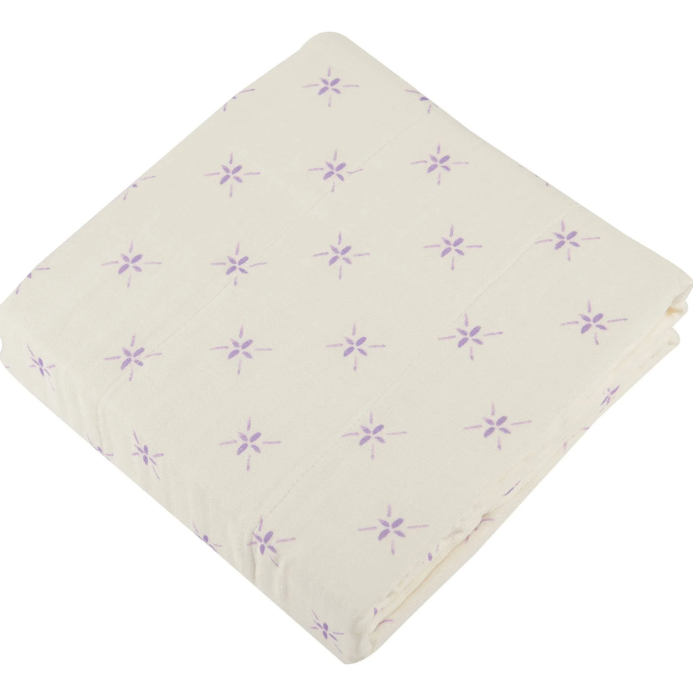 Flower Rayon Bamboo Muslin Blanket