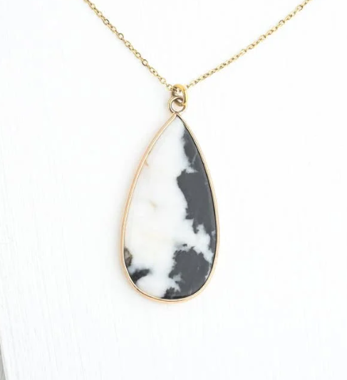 Jasper Stone Everlasting Necklace