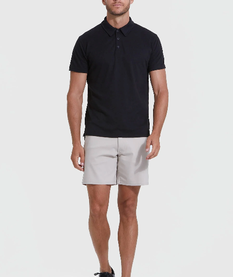 Men's Black Polo