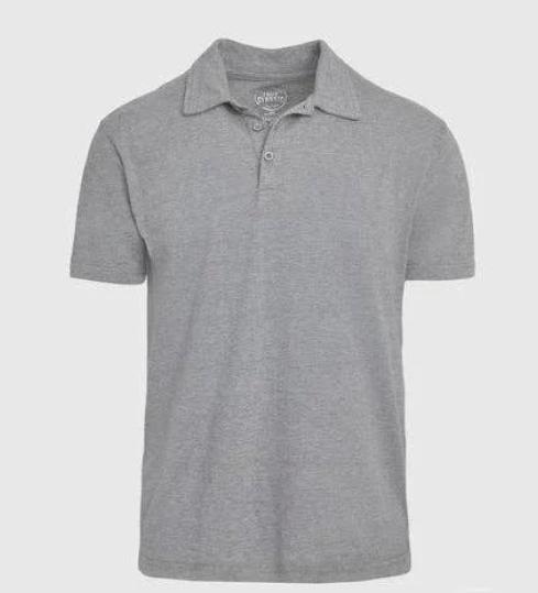 Men's Heather Gray Polo