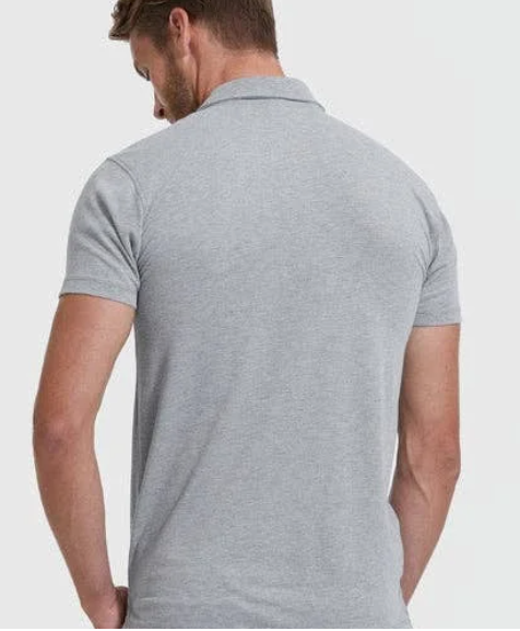 Men's Heather Gray Polo