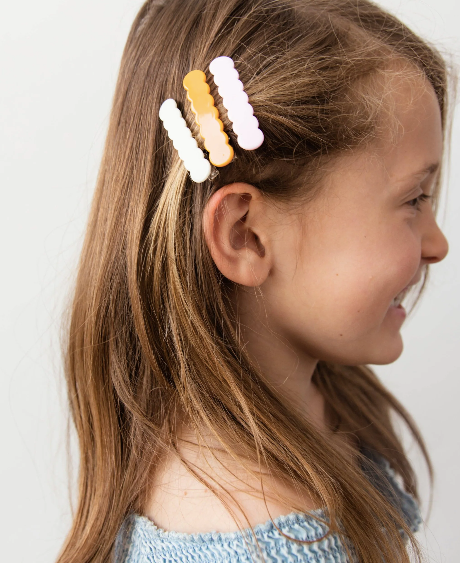 Vibrant Scallop Clip Set