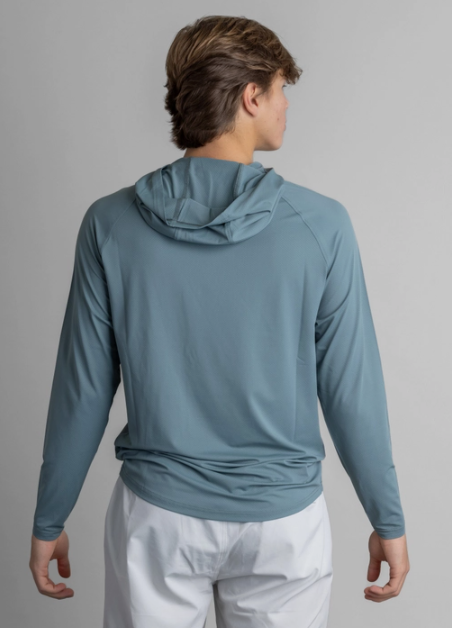 Men's UPF 50+ Hoodie: Stormy Sea