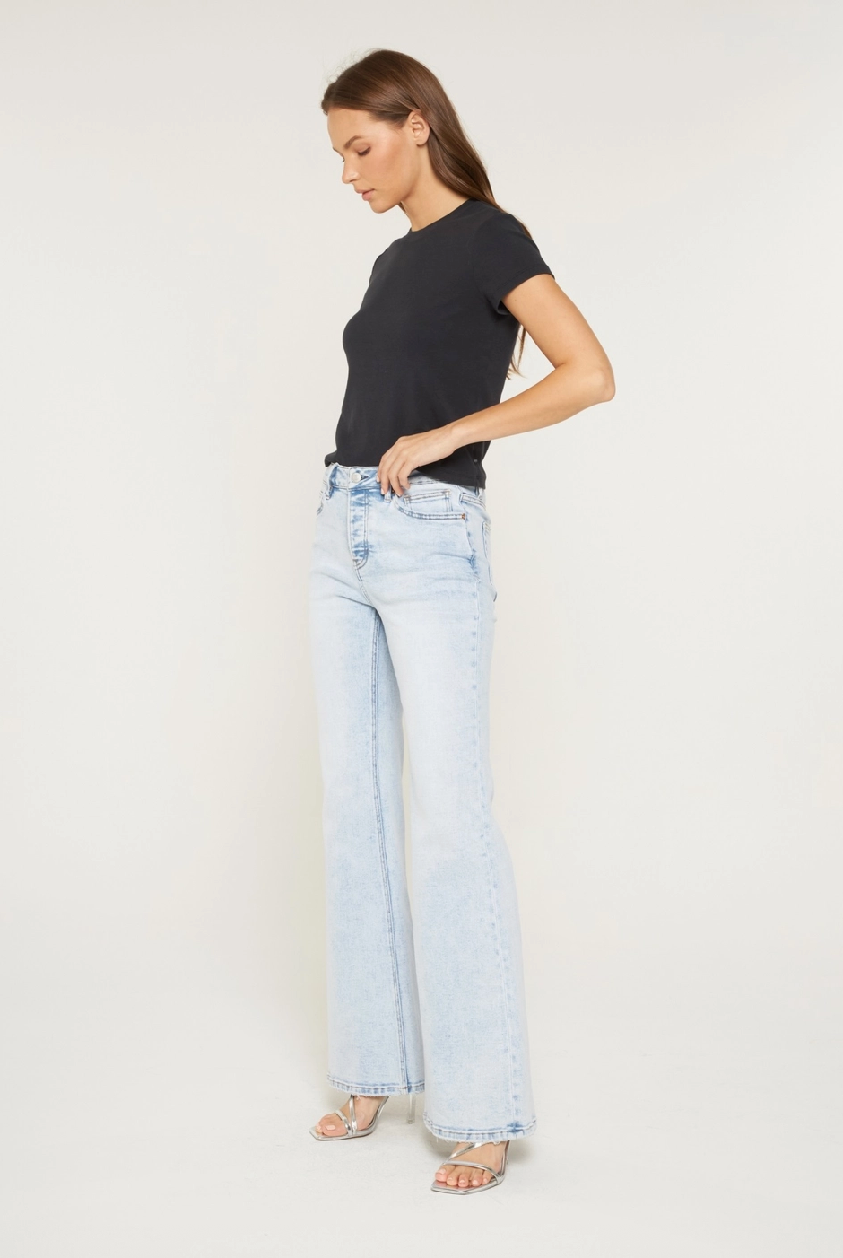 Hannah High Rise Flare Jeans