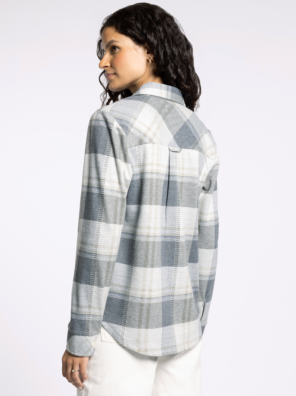Grey Beige Flannel