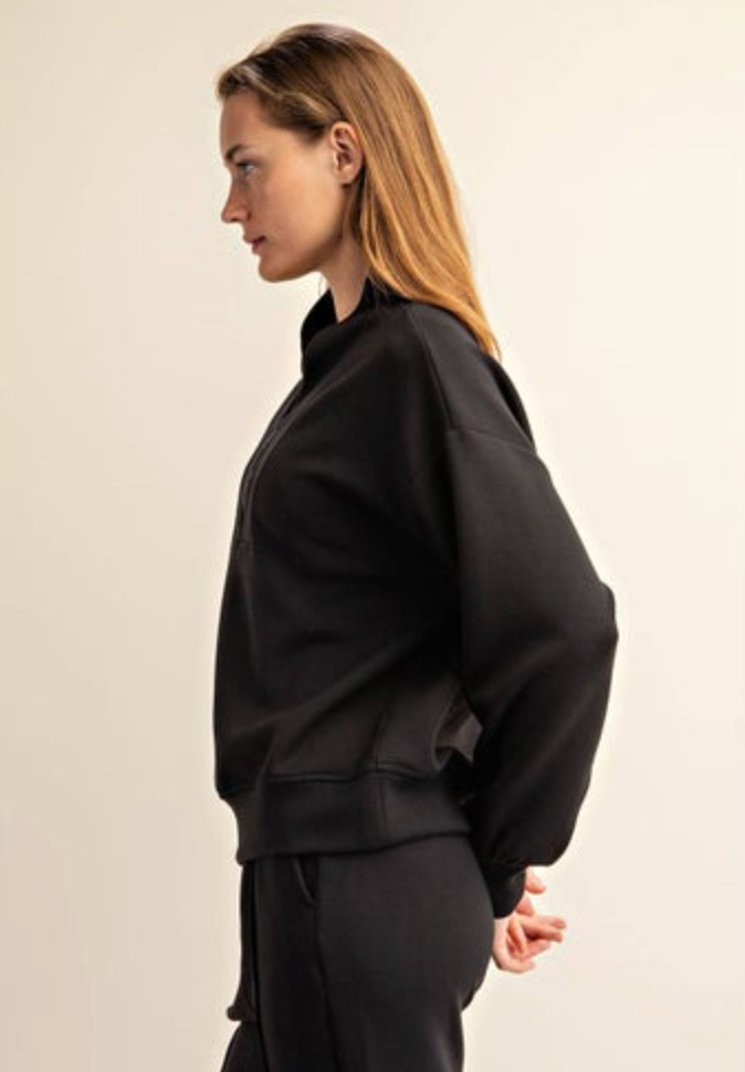 Luxe Modal Scuba Jacket (B)