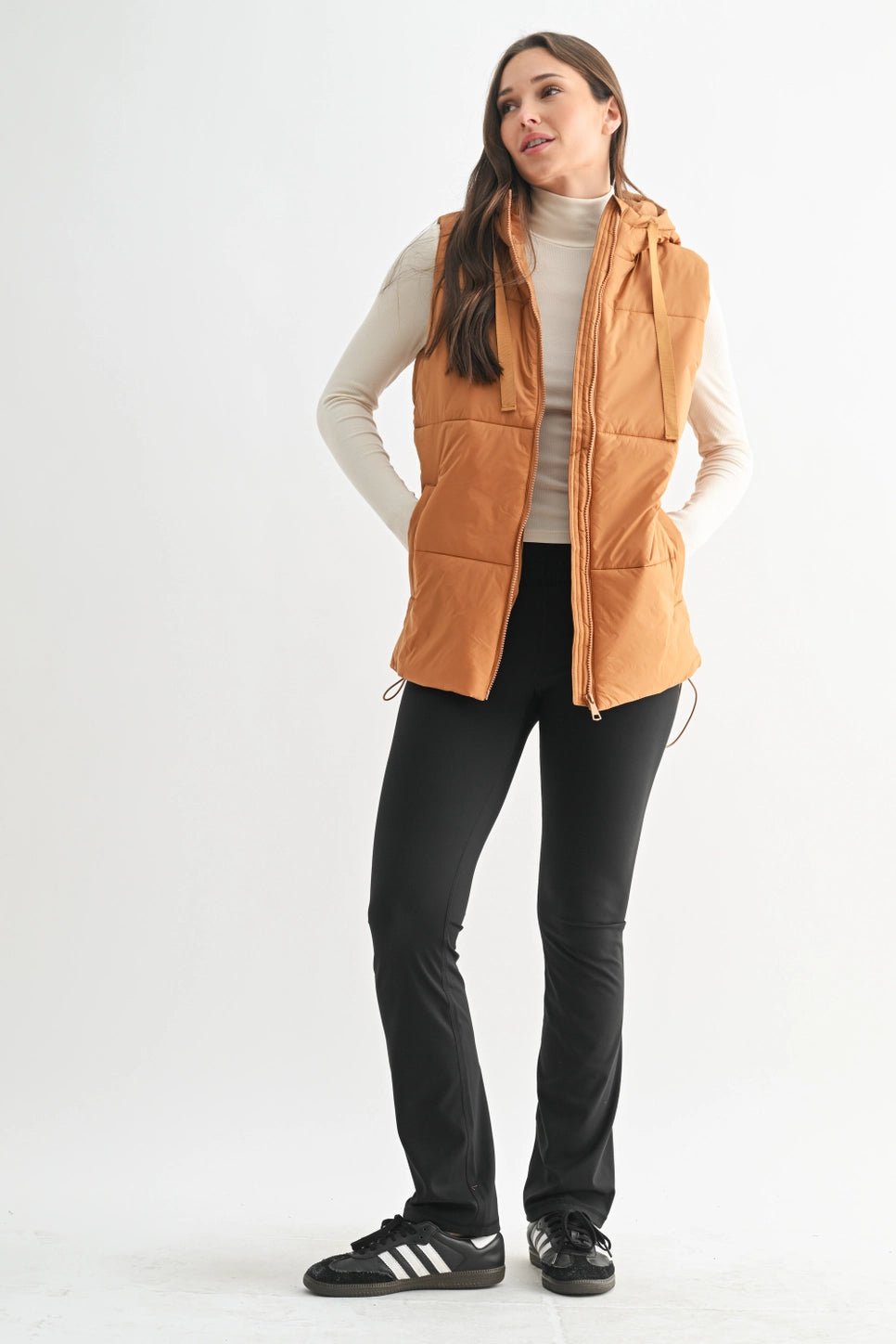 Longline Camel Vest