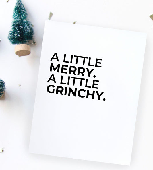 Little Merry, Little Grinchy Card