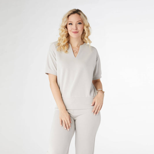 Hilarie Banded Top