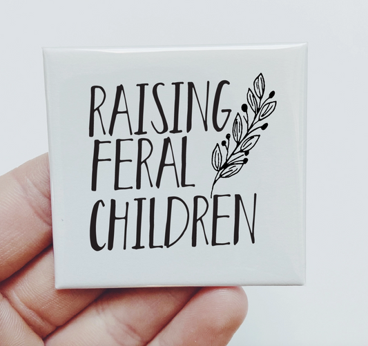 Raising Feral Children Magnet