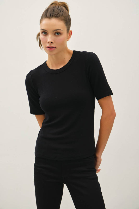 Ultra-Soft Black Tee