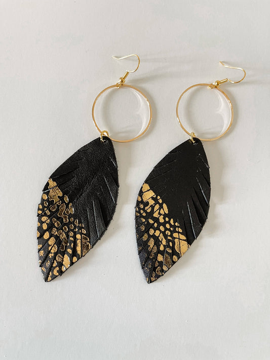 Black Amelia Earrings