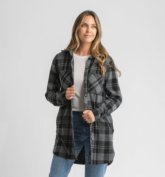 Women's Meteorite Stretch Flannel Tunic