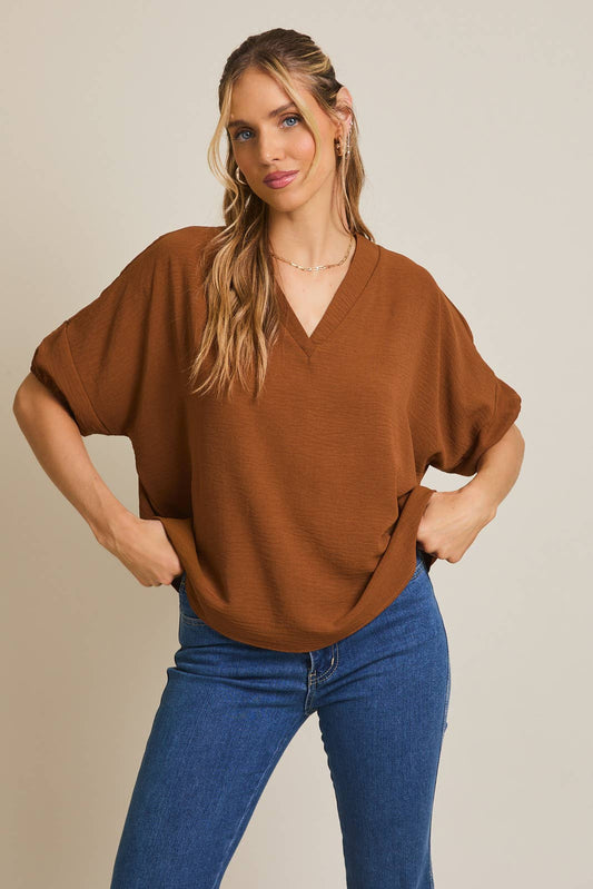 Kimberly V-Neck Blouse