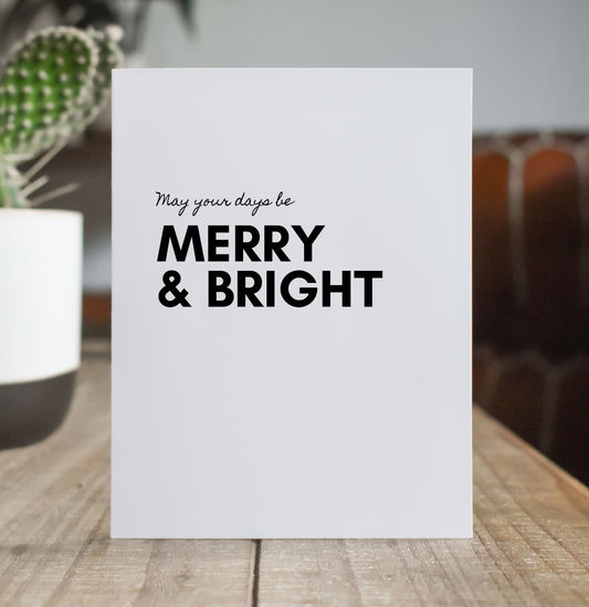Merry & Bright Greeting Card