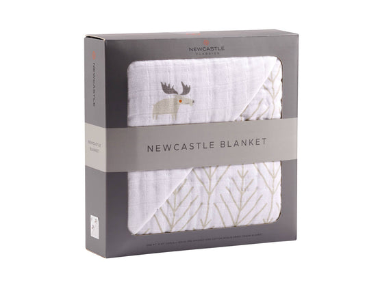 Mister Moose Baby Blanket