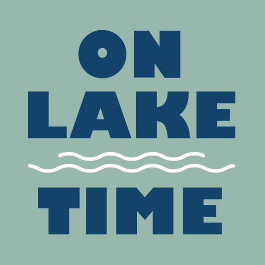 On Lake Time Cocktail Napkins