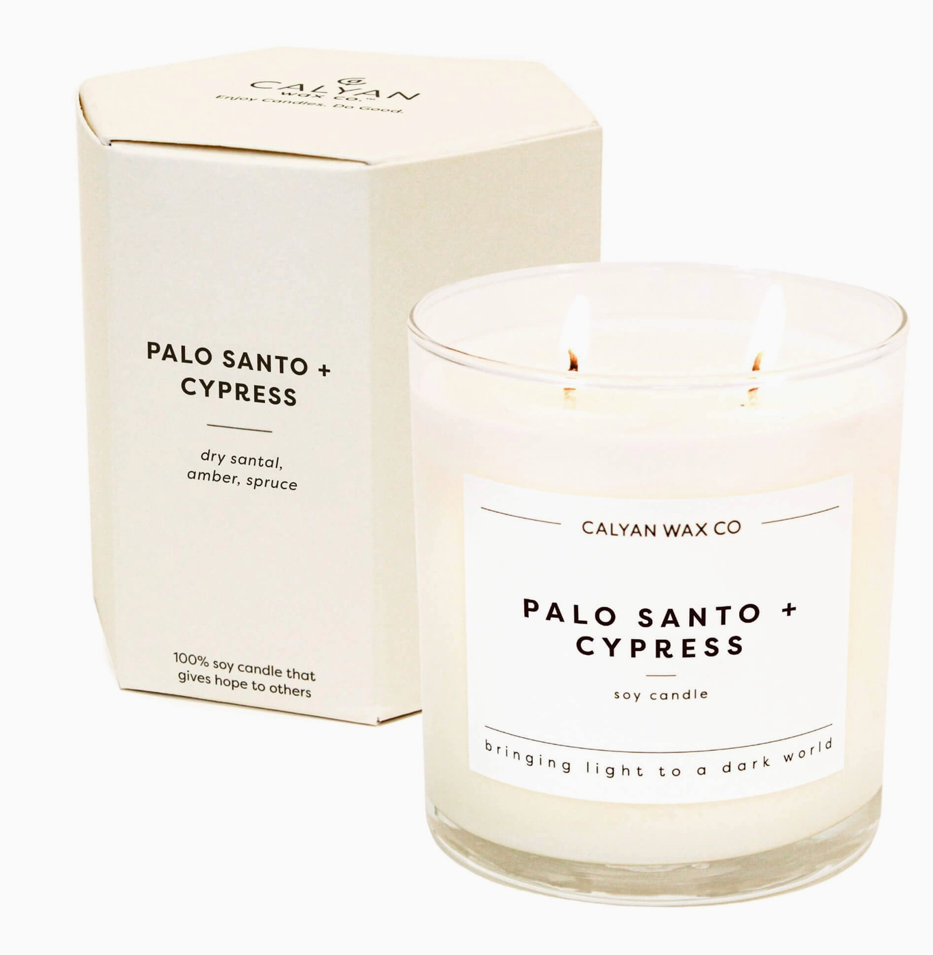 Palo Santo + Cypress Candle