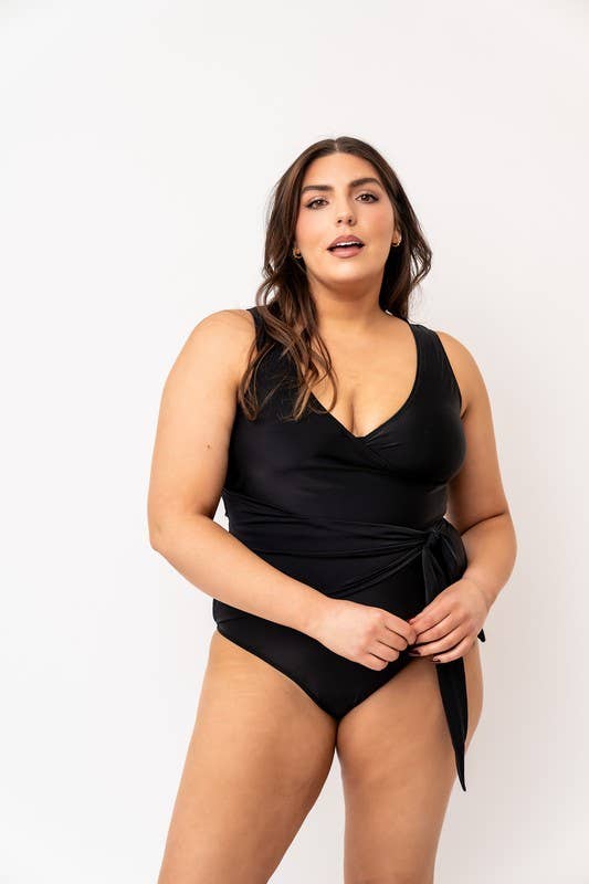 Coral Reef Wrap Swimsuit