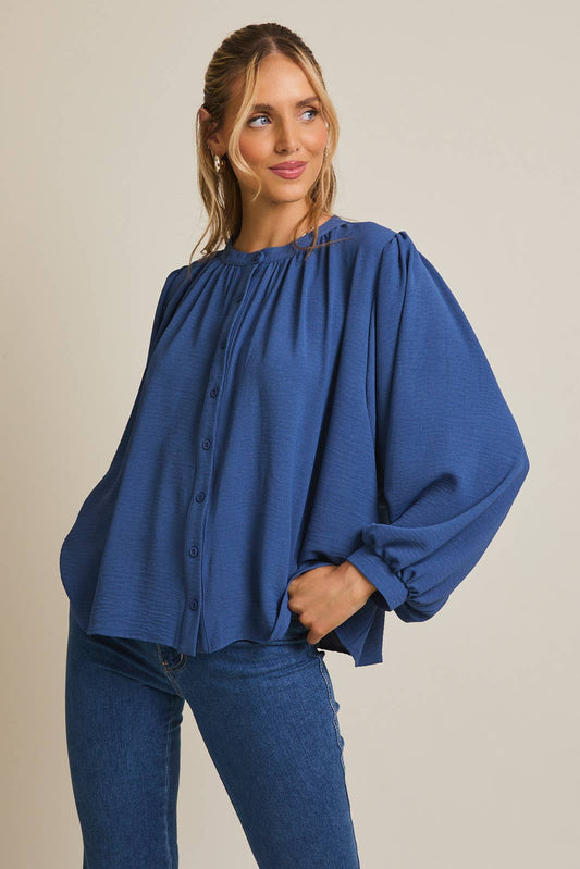 Round Neck Megan Blouse